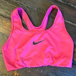 Pink Nike Sport bra size S